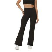 BlissClub Ultimate Flare Pants Lite for Women Above 5'5 ft Tall | High Waist Trousers and Formal Pants for Office wear | Comfortable fit