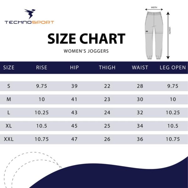 TECHNOSPORT Women's Regular Fit Jogger for Gym, Workout & Sports - - Image 2