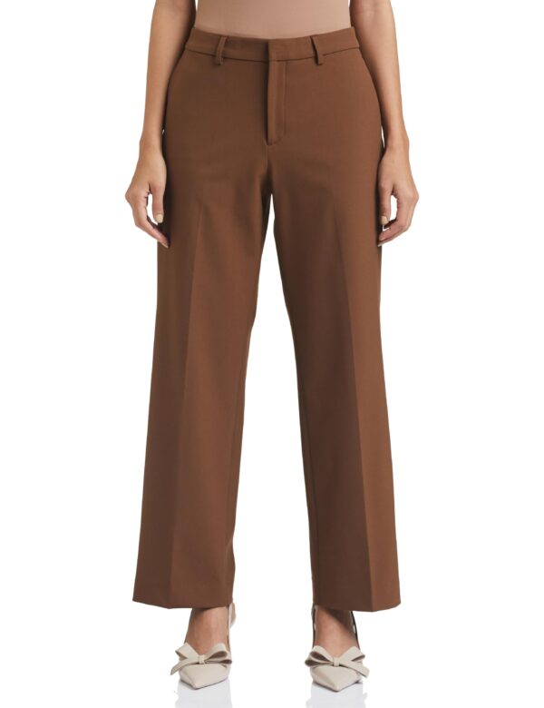Symbol Premium Women's Relaxed Mid Rise Business Casual Pants