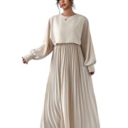 LITZO Women A-Line Maxi Western Dresses