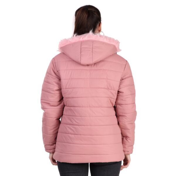 Karori Full Sleeve Solid Women Puffer Standard Length Jacket - Image 6