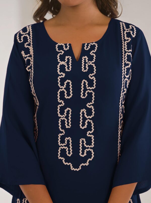 SHIENZY Ethnic Co-Ord Set | Casual Pant Top for Women | Fancy Kurta Set | Full Dress Pair | Stylish Kurti Outfit | Co-Ordination Wear - Image 2