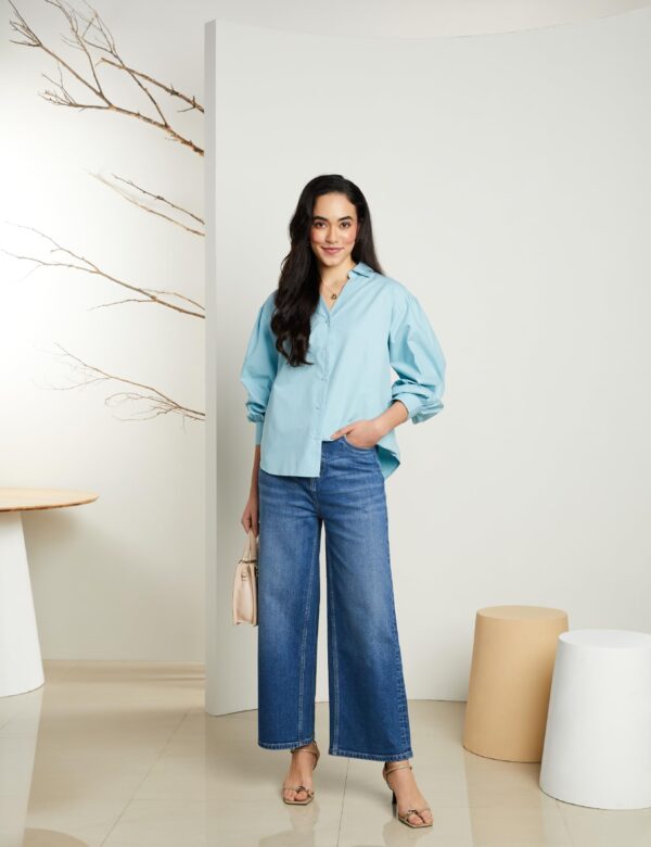 Symbol Premium Women's Oversized Smart Casual Cotton Shirt - Image 5