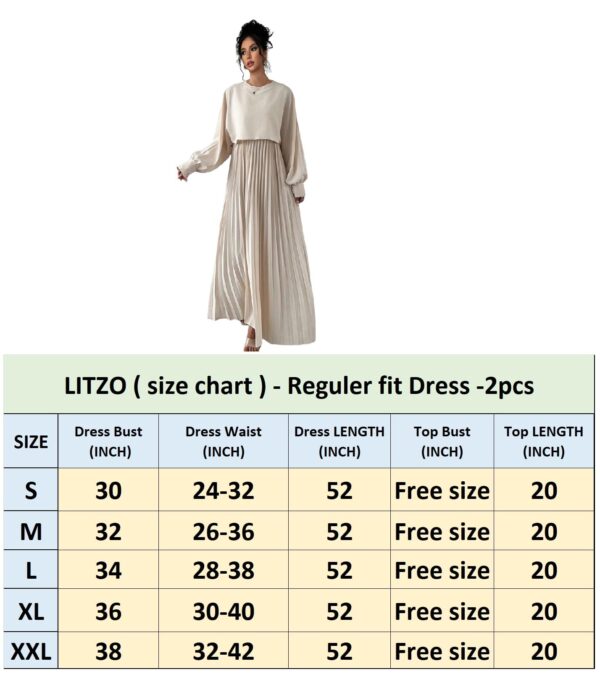 LITZO Women A-Line Maxi Western Dresses - Image 3