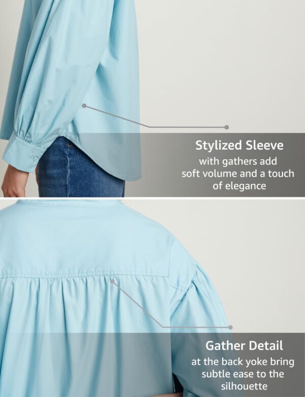 Symbol Premium Women's Oversized Smart Casual Cotton Shirt - Image 3