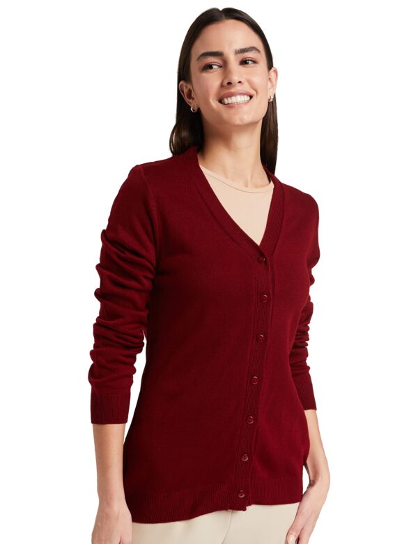 Symbol Women's Acrylic Quilted Jacket Cardigan Sweater