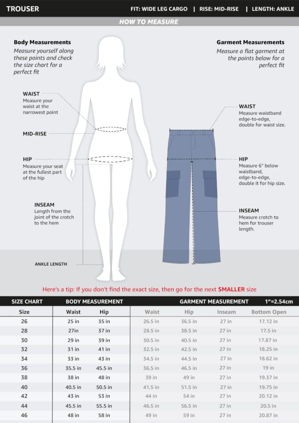 Symbol Women's Wide Leg Cargo Trouser - Image 2