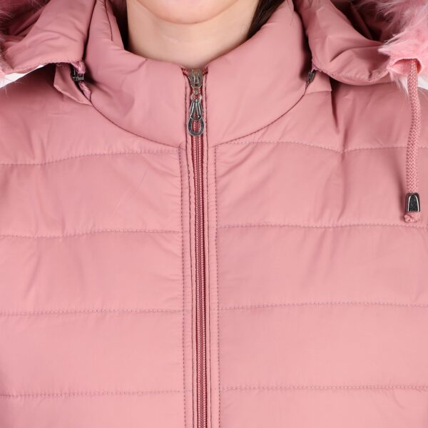 Karori Full Sleeve Solid Women Puffer Standard Length Jacket - Image 5