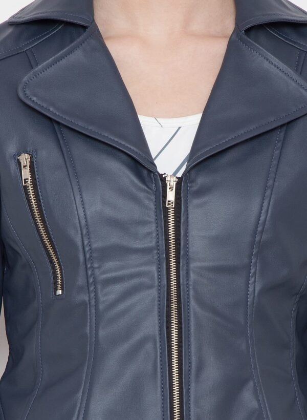 Le Alba Ladies Faux Leather/PU Jackets | Maria | Women Jacket | Faux Leather Jacket | Jackets - Image 5