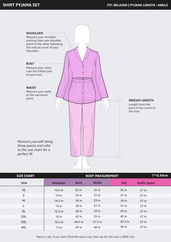 Myx Women's Cotton Shirt and Pajama Night Suit Set - Image 6