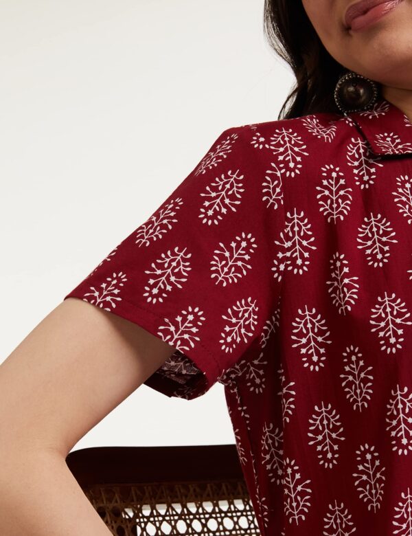Myx Women's Cotton Shirt and Pajama Night Suit Set - Image 7