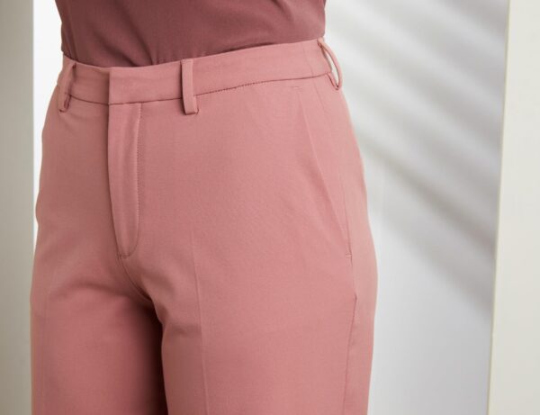 Symbol Premium Women's Mid Rise Relaxed Business Casual Pants - Image 4