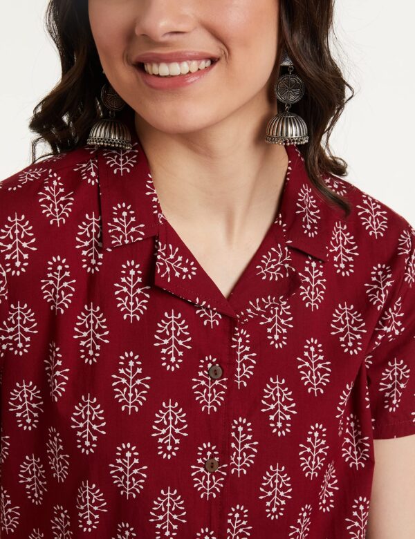 Myx Women's Cotton Shirt and Pajama Night Suit Set - Image 8