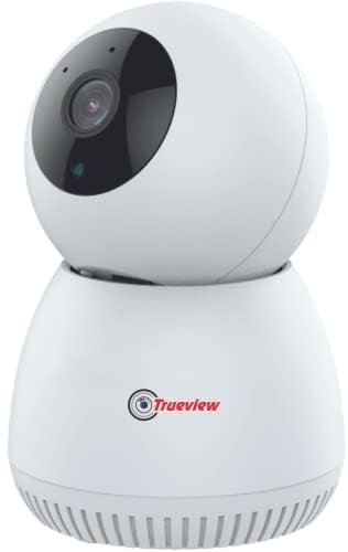 Trueview 5MP Smart CCTV Wi-fi Home Security Camera with Pan Tilt 360° View, 2 Way Talk, Cloud Monitor, Motion Detect, Supports SD Card Up to 256 GB, Night Vision (5MP-Robot)
