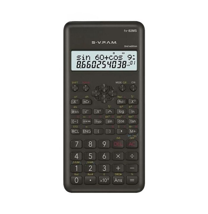 INSECTRA Plus Scientific Calculator | 2nd Edition Advanced Engineering Calculator | 240 Functions with Statistics, Algebra | Large Display & Durable Key | Ideal for School, College & Competitive Exams