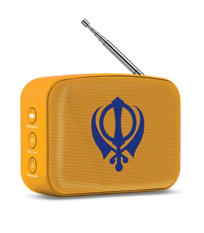 Saregama Carvaan Mini 2.0 Gurbani- Music Player with Bluetooth/FM/AM/AUX (Saffron Orange)