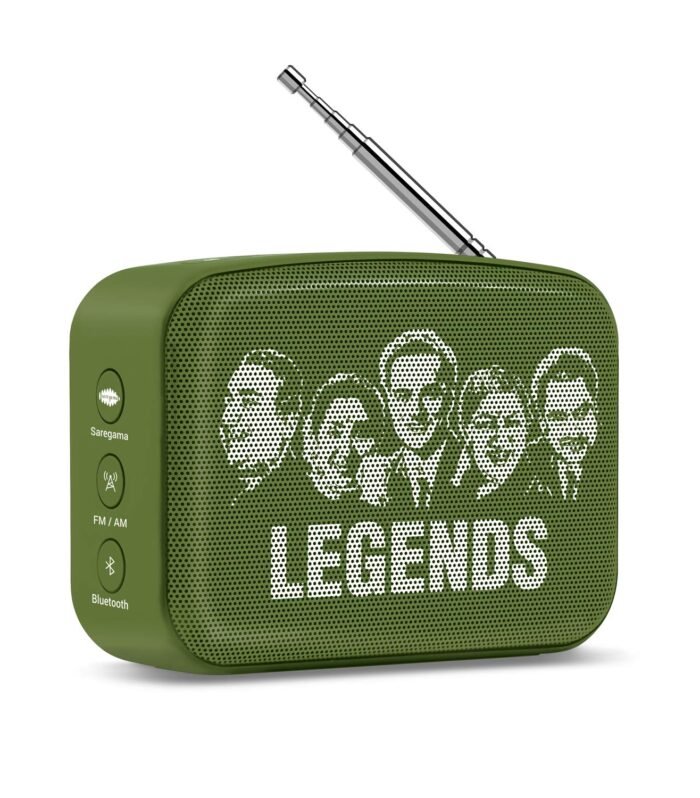 Saregama Carvaan Mini Hindi 2.0- Music Player with Bluetooth/FM/AM/AUX (Sapphire Green)