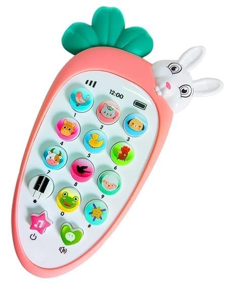 Toddler Baby Phone Toy for 6-36 Months – Musical Learning Phone with Lights – Pretend Play Toy for Kids Ages 1 2 3 Years
