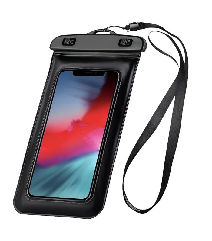 MAPPERZ Universal Waterproof Phone Cellphone Pouch Transparent Cellphone Dry Bag Case for iPhone, Samsung, Pixel, Mi, Moto up to 7.0 inch – (Multicolor)(Pack of 1)
