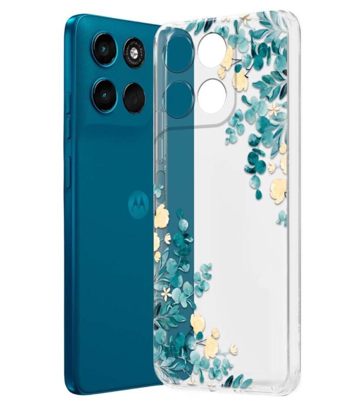 Fashionury Back Cover Case Designer Flexible Soft Back Case Cover for Motorola G57 Power 5G -D0153