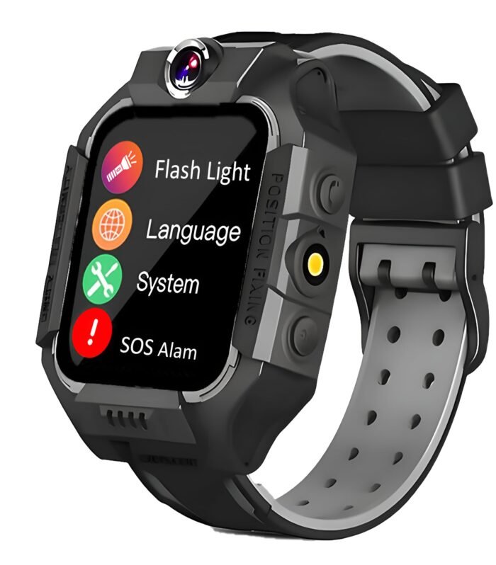 GameSir Q18 Kids Smart Watch 1.44" TFT Display 3G / 4G SIM Support, Learning & Gaming Apps, Gift Watch, Waterproof, LBS Tracking/GPS, 2 Way Calling Smart Watch for Boys & Girls (Black)