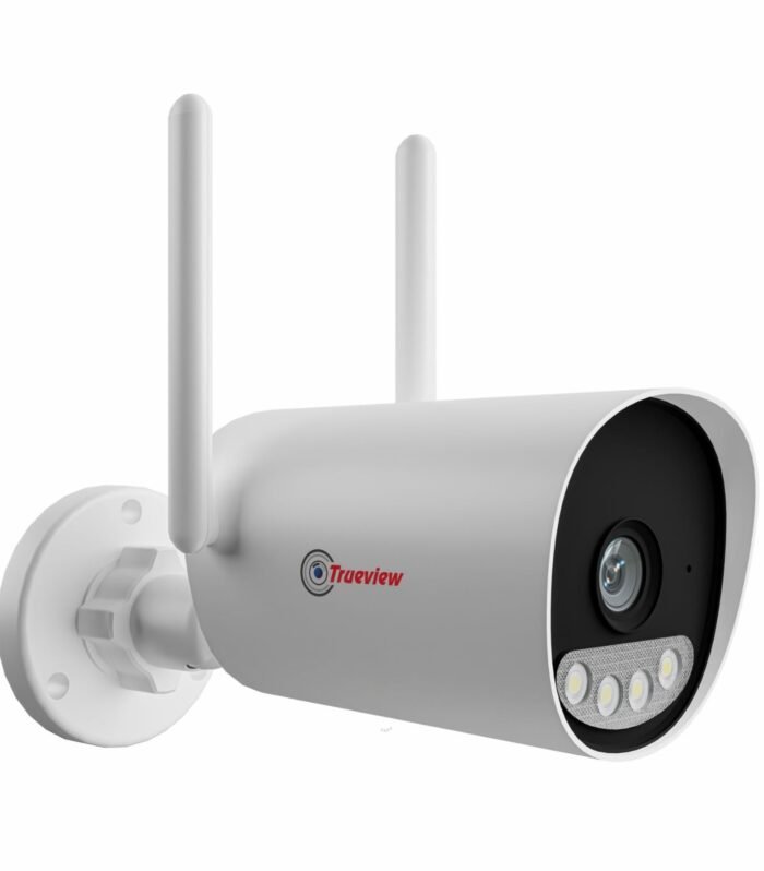Trueview 3MP All Time Color Wi-Fi Smart Bullet CCTV Security Camera | Two-Way Audio | Human Detection IP66 Waterproof Supports Upto 256GB Memory Card | Alexa Compatible T18295S 2026 Edition