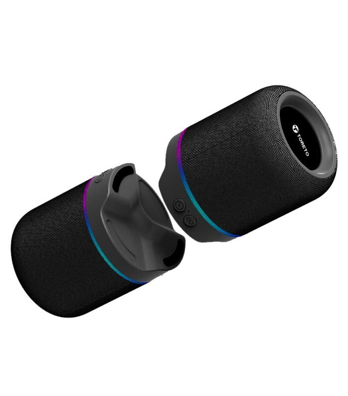 Toreto Twin Magno 16W Magnetic Detachable Portable Bluetooth Speaker