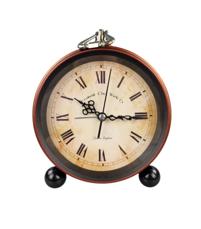 Kadio Vintage Style Metal Alarm Clock