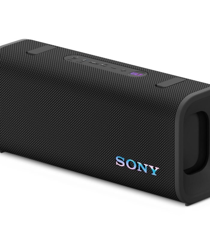 Sony ULT Field 3 Bluetooth Speaker, 48W Massive Bass, 24Hr Battery, IP67 Water/Dust/Shock/Rustproof, Hands-Free Calling, Quick Charge, Strap-Black