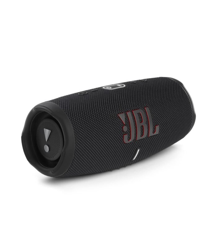 JBL Charge 5, Wireless Portable Bluetooth Speaker Pro Sound, 20 Hrs Playtime, Powerful Bass Radiators, Built-in 7500mAh Powerbank, PartyBoost, IP67 Water & Dustproof (Without Mic, Black)