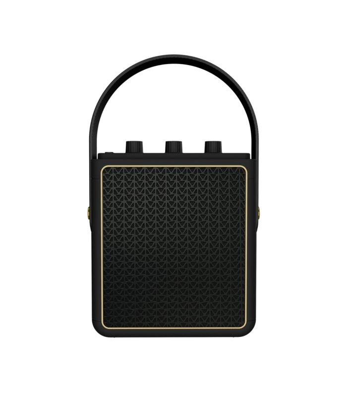 Schneider ENERZA HP20 Portable Wireless Bluetooth Speaker | 20W Triple-Driver 360° Sound | Auracast™ & Bluetooth 5.4 | IPX4 Splash Proof | Fast Charge 0–80% in 1Hr | 10Hr Playtime - Black