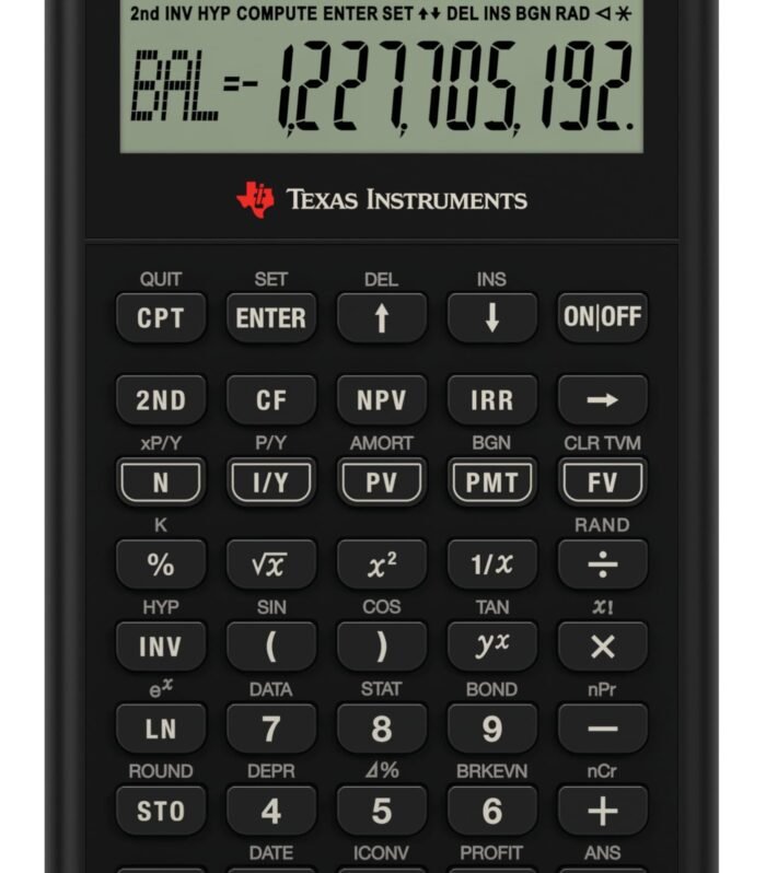 BA-II Plus Professional Financial Calculator, Silver