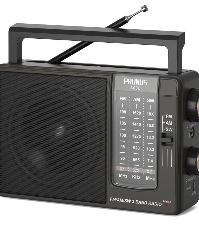 J-03C AM MW FM SW Radio Built-in Battery or AA Batteries Operated