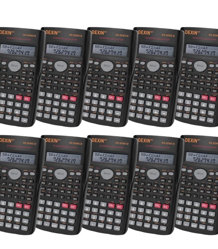 10 Pack 2-Line Display Engineering Scientific Calculator, Ideal for Students, Teachers, Offices