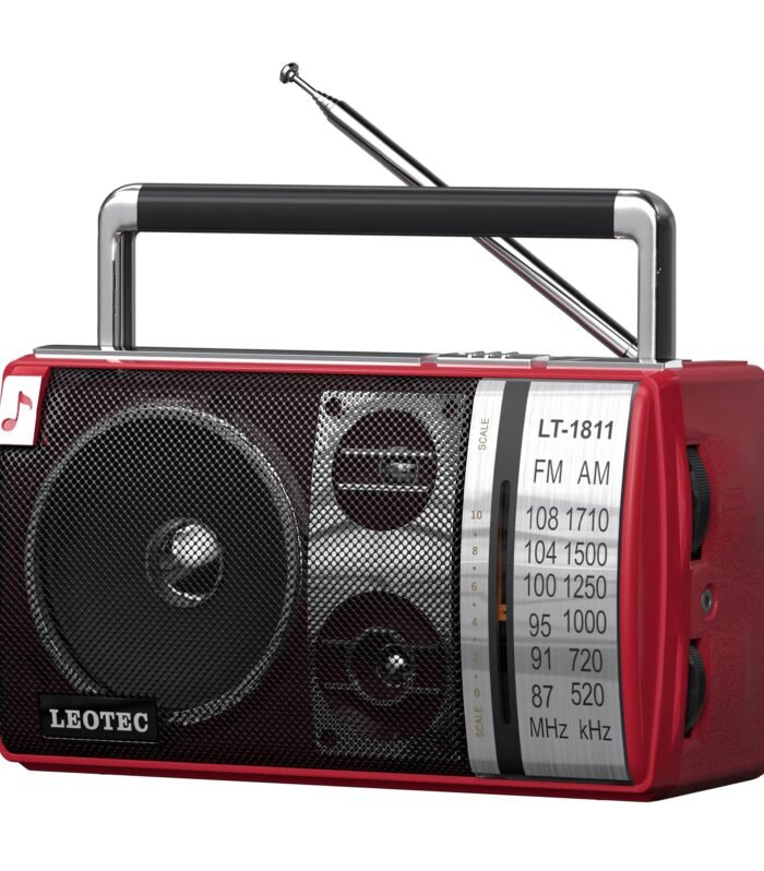 AM FM Radio Portable with Bluetooth 3.5mm Headphone Jack AC/DC Power