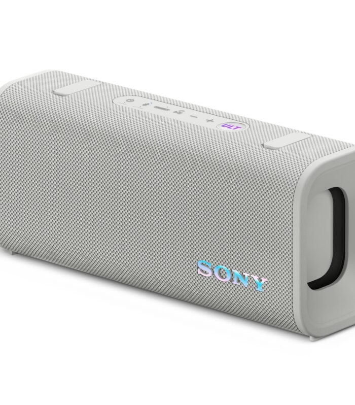 Sony ULT Field 3 Bluetooth Speaker, 48W Massive Bass, 24Hr Battery, IP67 Water/Dust/Shock/Rustproof, Hands-Free Calling, Quick Charge, Strap-White